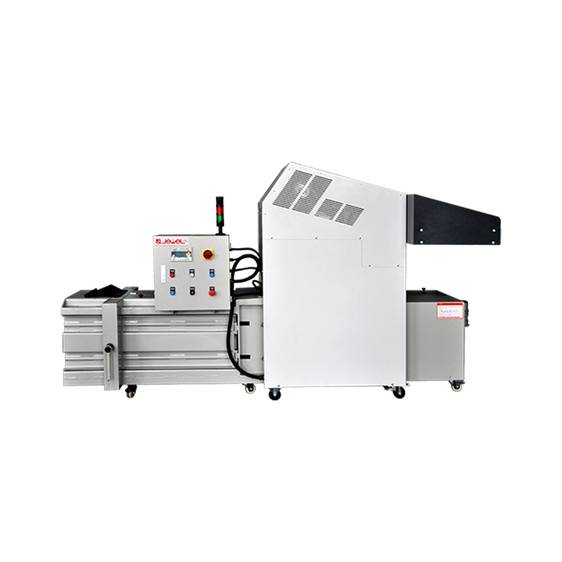 小型水平半自動梱包機（統合シュレッディング・梱包機）