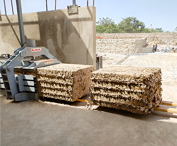 ナイジェリアのカートン工場向けの完全なプラント自動廃棄物除去システム